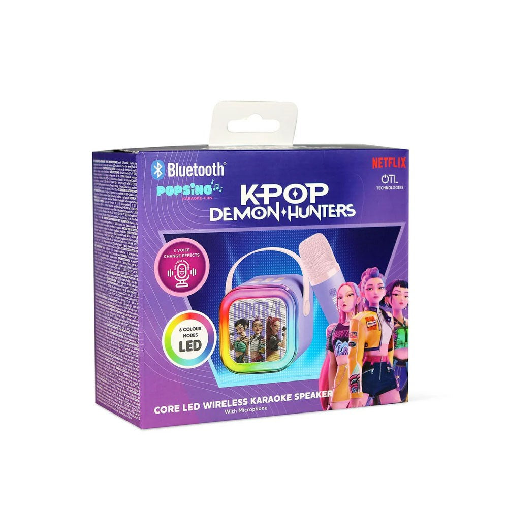 KPDH Karaoke Set with Speaker & Microphone - Huntrix / Purple