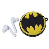 Batman True Wireless In-Ear Headphones with Case Cover - Black / Yellow