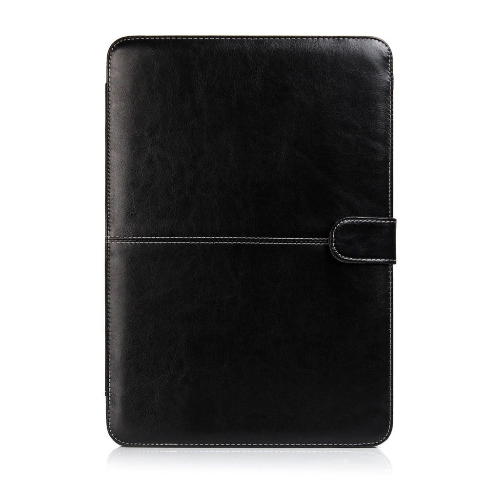 MacBook Pro 14 M1/M2 (2021-2023) PU Leather Shockproof Laptop Sleeve - Black