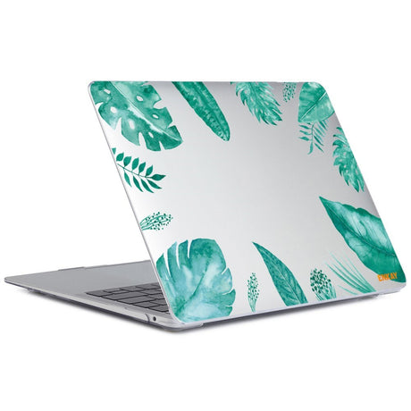 MacBook Pro 13 (2020-2022) ENKAY Hard Plastic Cover w. Motif - Leaves