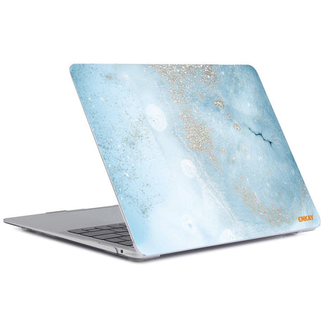 MacBook Pro 13 (2020-2022) Enkay Hard Case - Marble - Turquoise