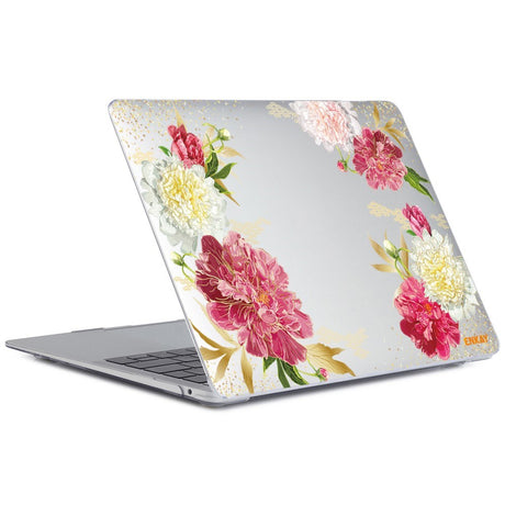 Macbook Air 13 M1 (2020) / Air 13 (2018-2020) ENKAY Hard Plastic Cover w. Motif - Red Peony