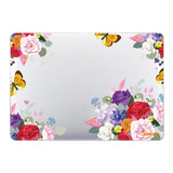 Macbook Air 13 M1 (2020) / Air 13 (2018-2020) ENKAY Hard Plastic Cover w. Motif - Bouquet of flowers