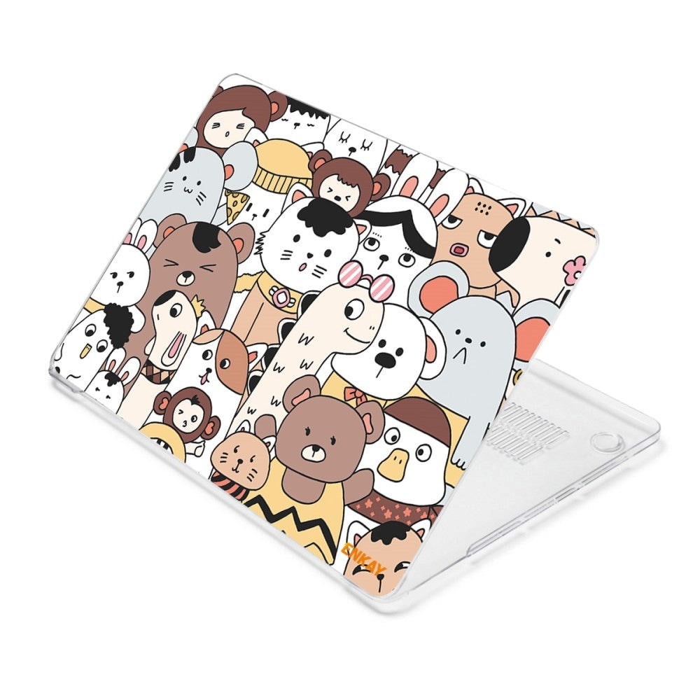 MacBook Pro 16 Enkay Protective Hard Case w. Print - Zoo