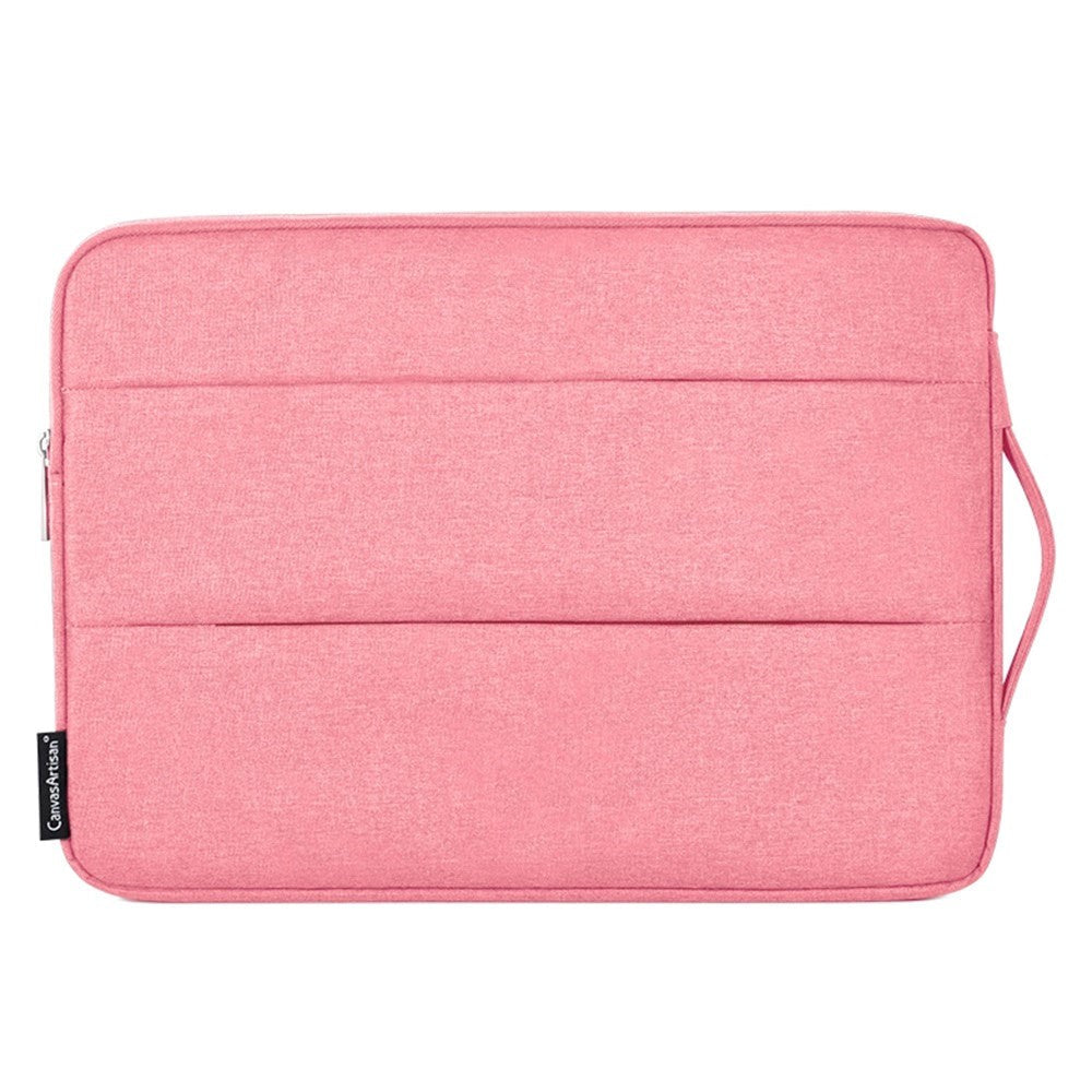 CanvasArtisan Sleeve with Handle for Laptop / Macbook 15" - (39 x 28 x 2 cm) - Pink