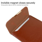 Macbook 13-14" Sleeve for MacBook with Small Bag (33 x 25 cm) - Brown