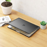 MacBook Air 15 M2/M3 (2023-2024) Hard Plastic Case - Transparent / Black