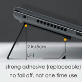 AULUMU Laptop Stand - 2 pcs - Black
