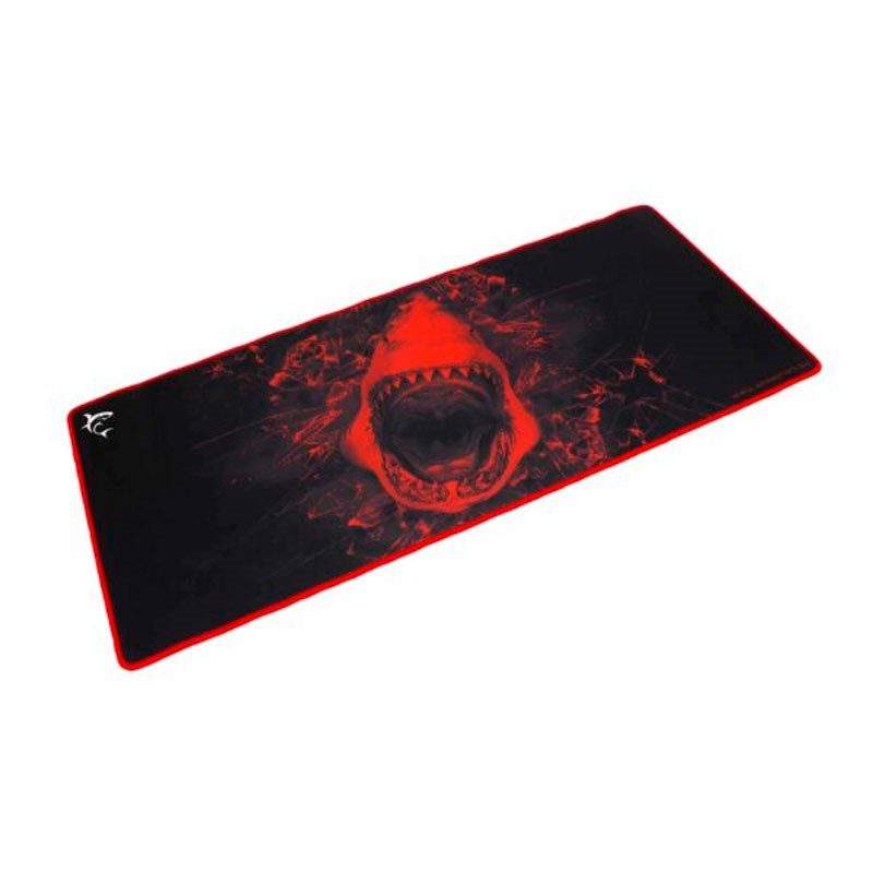 White Shark SKYWALKER XL Gaming Mousepad - 800 x 350 mm - Black / Red