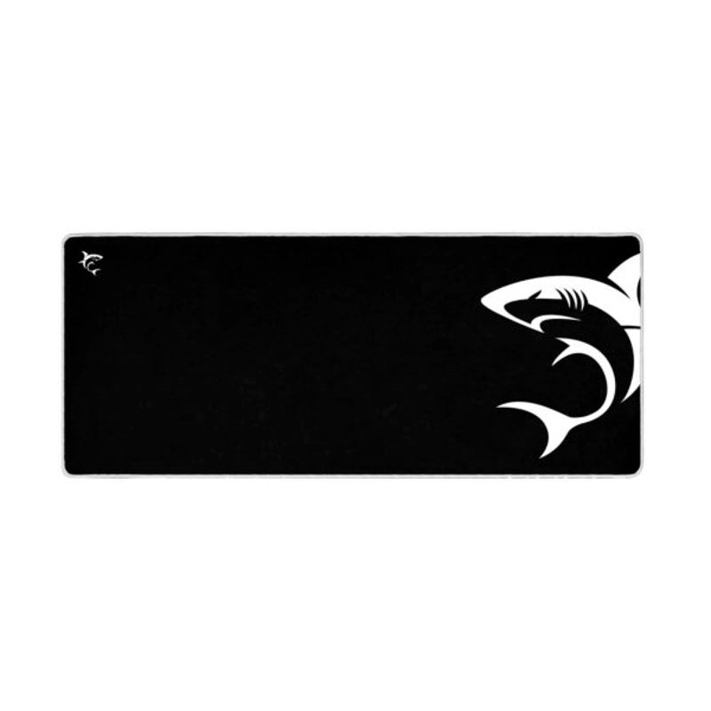 White Shark SHARK XL Gaming Mousepad - 800 x 350 mm - Black / White