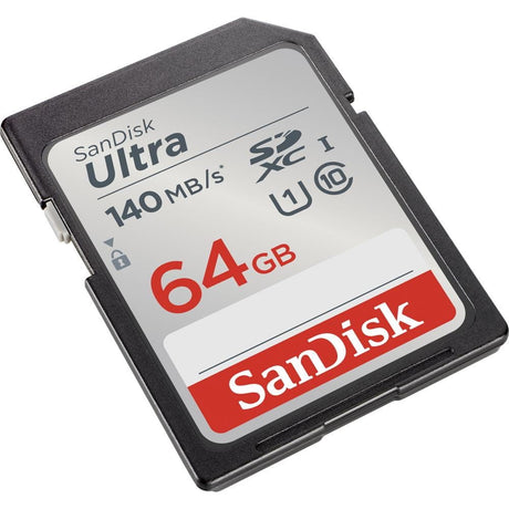 SanDisk 64GB Ultra Micro SDXC Memory Card - 140MB/s - Black