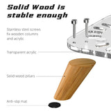 Mac Mini M4 / M4 Pro Stand - Transparent / Wood