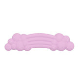 Keyboard Wrist Rest with. Clouds and Rainbow Design - Pink