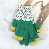 Universal Fabric Gloves - Touch Screen - Green