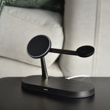 Tech-Protect A12 3-in-1 Wireless Charger 15W w. Built-in LED Lamp - Black (DEMO)