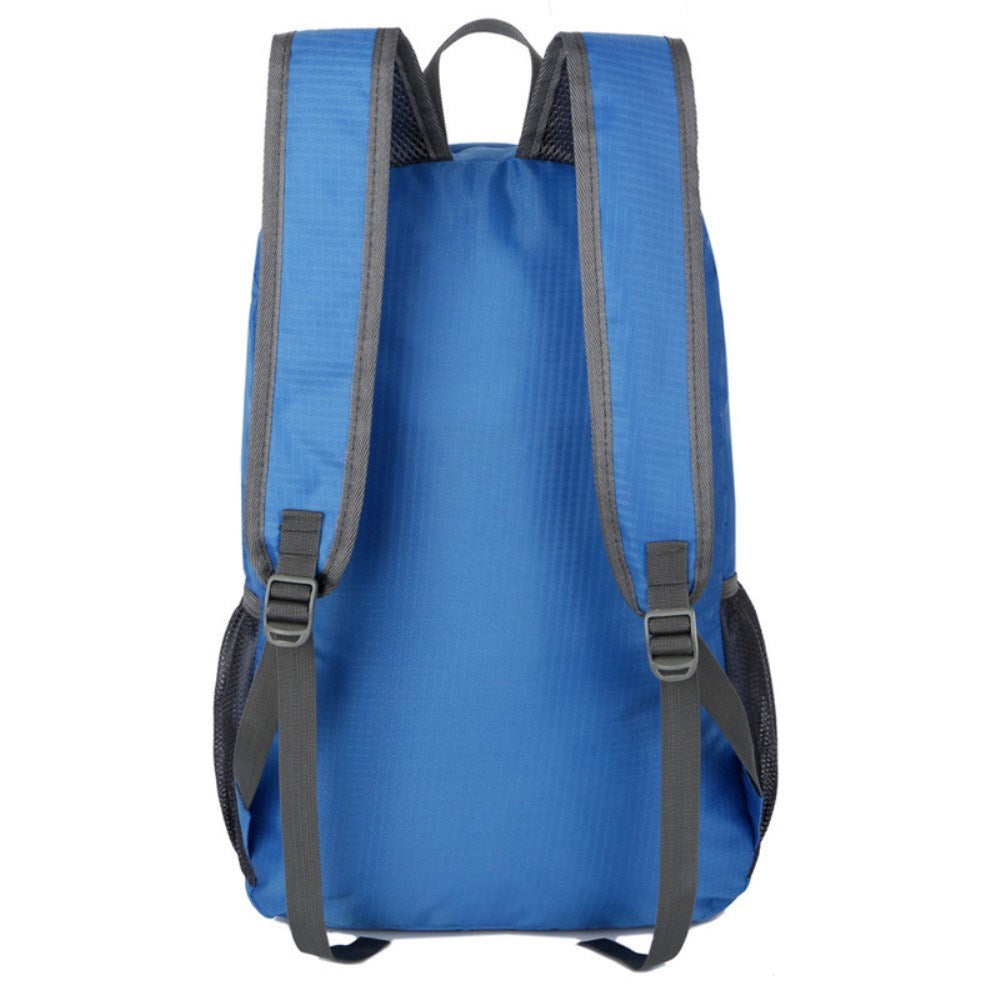 Water Resistant Nylon Backpack (47 x 31cm) - Dark Blue