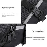 Water-Resistant Bicycle Saddle Bag - Black