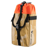 Drinking Bottle Bag for Bicycle - Brown / Orange