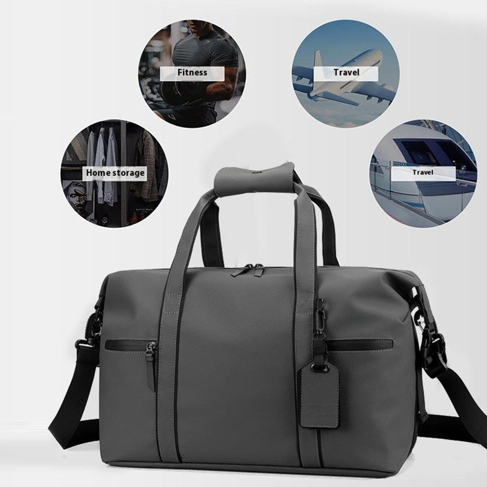 WEPOWER Travel Bag with Pockets - Black