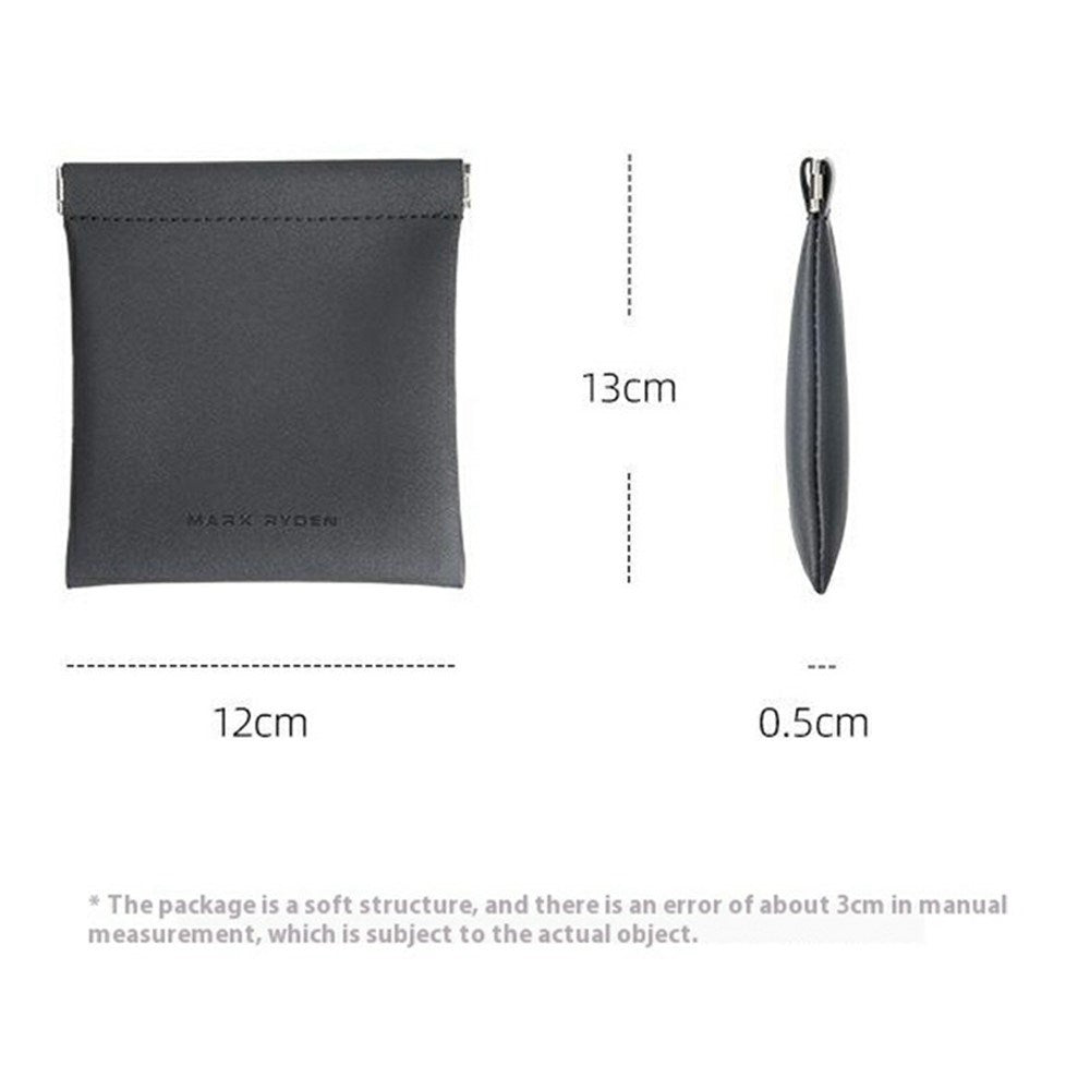 Small Water Resistant Organizer Bag - 13 x 12cm - Grey