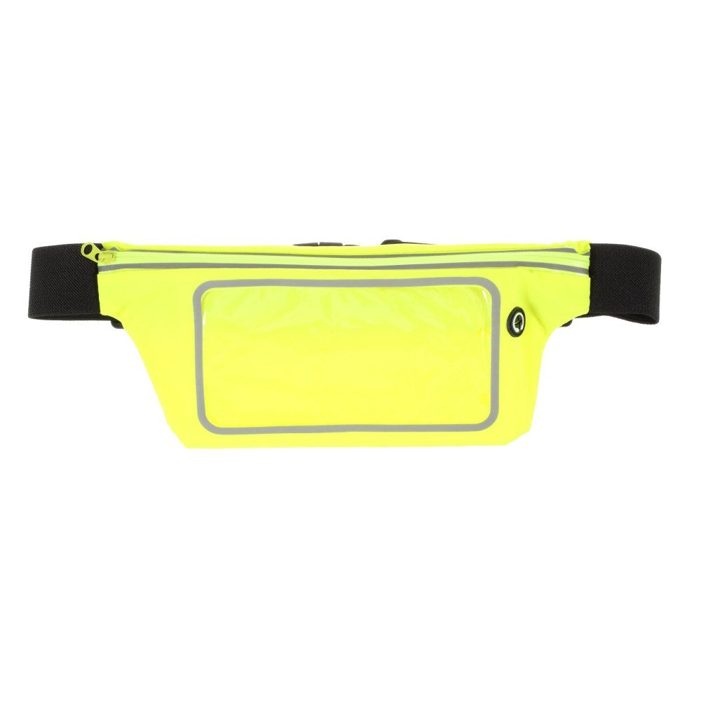 Running Belt with Pocket for Mobile & Accessories - Yellow