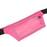 Running Belt with Pocket for Mobile & Accessories - Pink