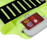 Honeycomb Pattern Running Armband - Phone 6" - Yellow