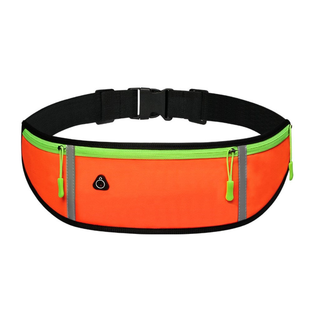 Running Belt with Reflector & Pockets - Orange