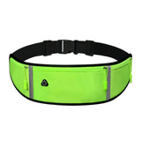 Running Belt with Reflector & Pockets - Green