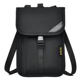 Shoulder bag with 3 compartments (140 x 190mm) - Black