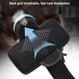 Water-resistant Running Armband for Smartphone with Storage (Max Mobile: 180 x 95mm) - Black