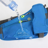 Waist Bag with Water Bottle Holder - Dark Blue
