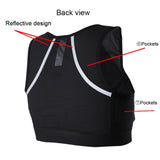 Reflective Running Vest - Size S - Black