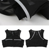 Reflective Running Vest - Size S - Black