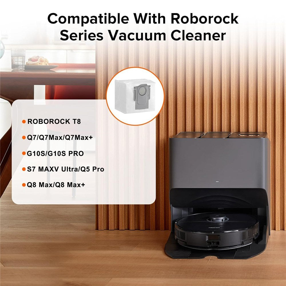 Vacuum Bag for Roborock Q5 Pro / Q7 Max / Q8 Max / Q8 Max+ Robot Vacuum Cleaner - White