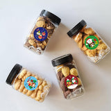 Roll of 500 x Stickers - 8 Designs - Christmas Motifs