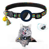 Cat Collar with AirTag Silicone Case & Brush - Dark Blue