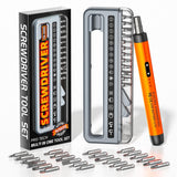 Electronic Screwdriver Set 32-in-1 with USB-C Charging - Orange