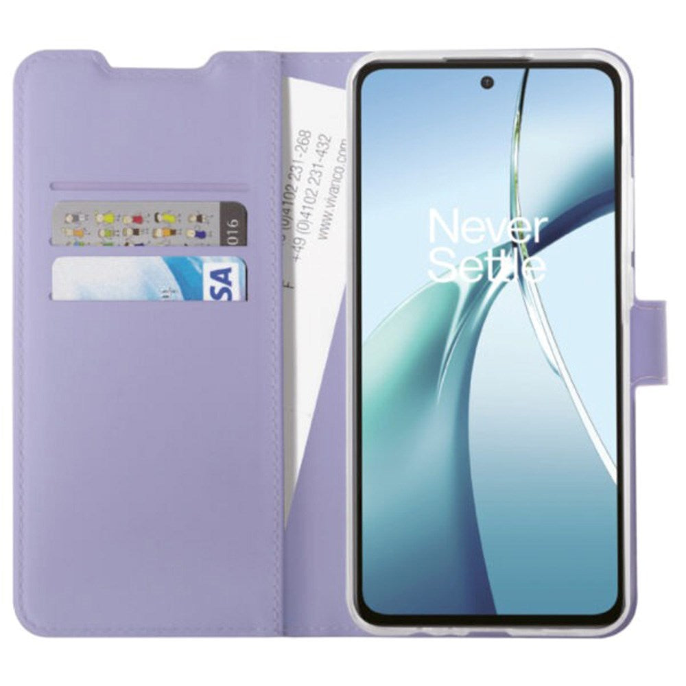 OnePlus Nord CE4 Lite - Vivanco Classic Wallet Flip Cover with Purse - Purple