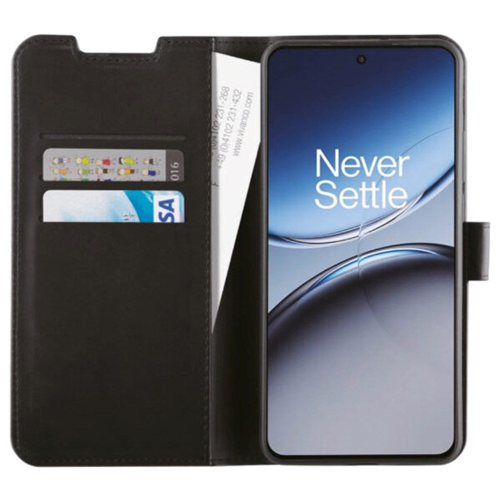 OnePlus Nord 4 5G - Vivanco Classic Wallet Flip Cover with Purse - Black