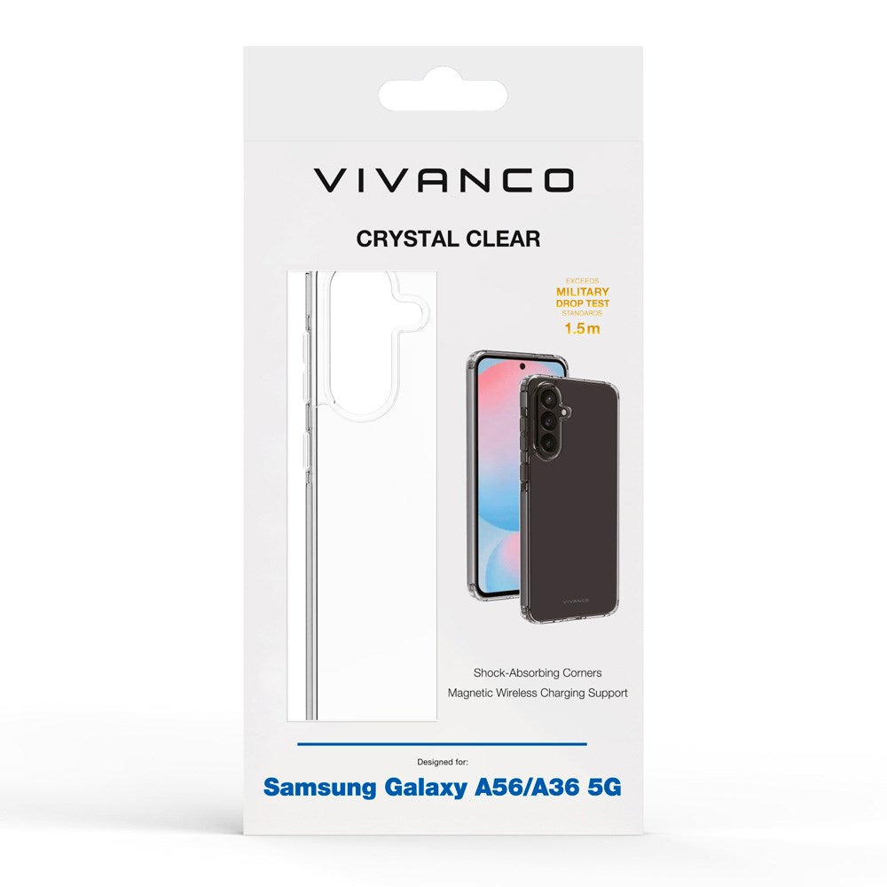 Samsung Galaxy A56 (5G) / A36 (5G) - Vivanco Crystal Clear Case - Transparent