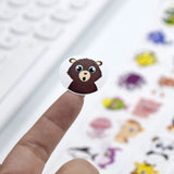Roll of 500 x Stickers of Cartoon Animals - Sea Animals