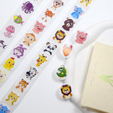 Roll of 500 x Stickers of Cartoon Animals - Farm Animals
