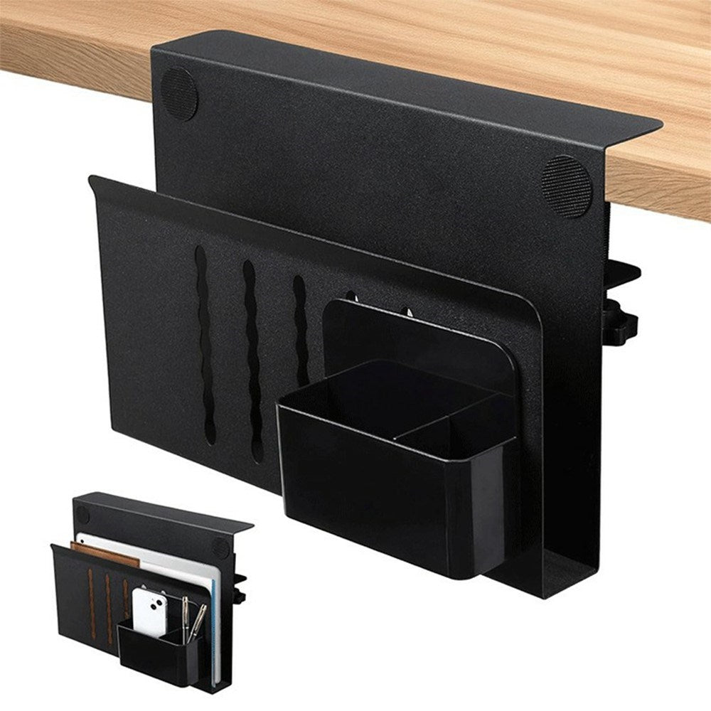 Holder with Desk Mount for Organization - Black