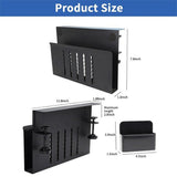Holder with Desk Mount for Organization - Black