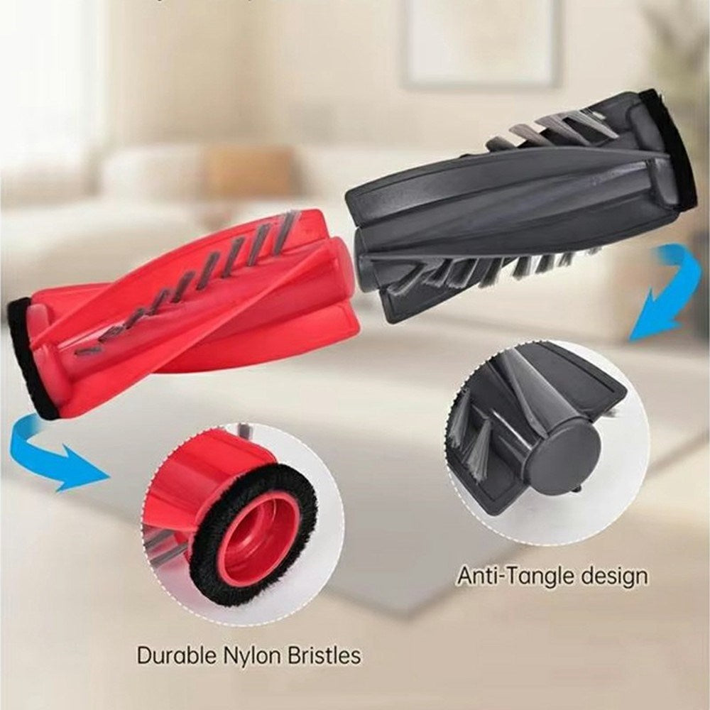 Vacuum Brush for Roborock G20S Ultra / G30 / Saros 10 / Saros 10R Robot Vacuum (Main Brush) – Red + Black