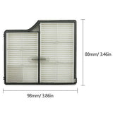 Vacuum Filter for Roborock G30 / Saros 10 Robot Vacuum – White