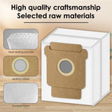 4 pcs Vacuum Bags for iRobot Roomba 105 Combo / 205 Dustcompactor / Plus 405 Combo / Plus 505 Combo Robot Vacuum – White