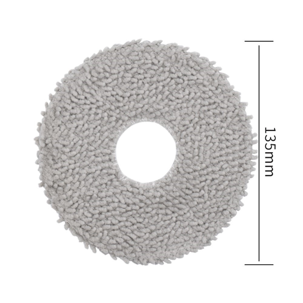 Mop Cloth for Roborock S8 MaxV Ultra, Qrevo S / Edge / Curv / Dreame X40 Ultra Robot Vacuum Cleaner - Gray