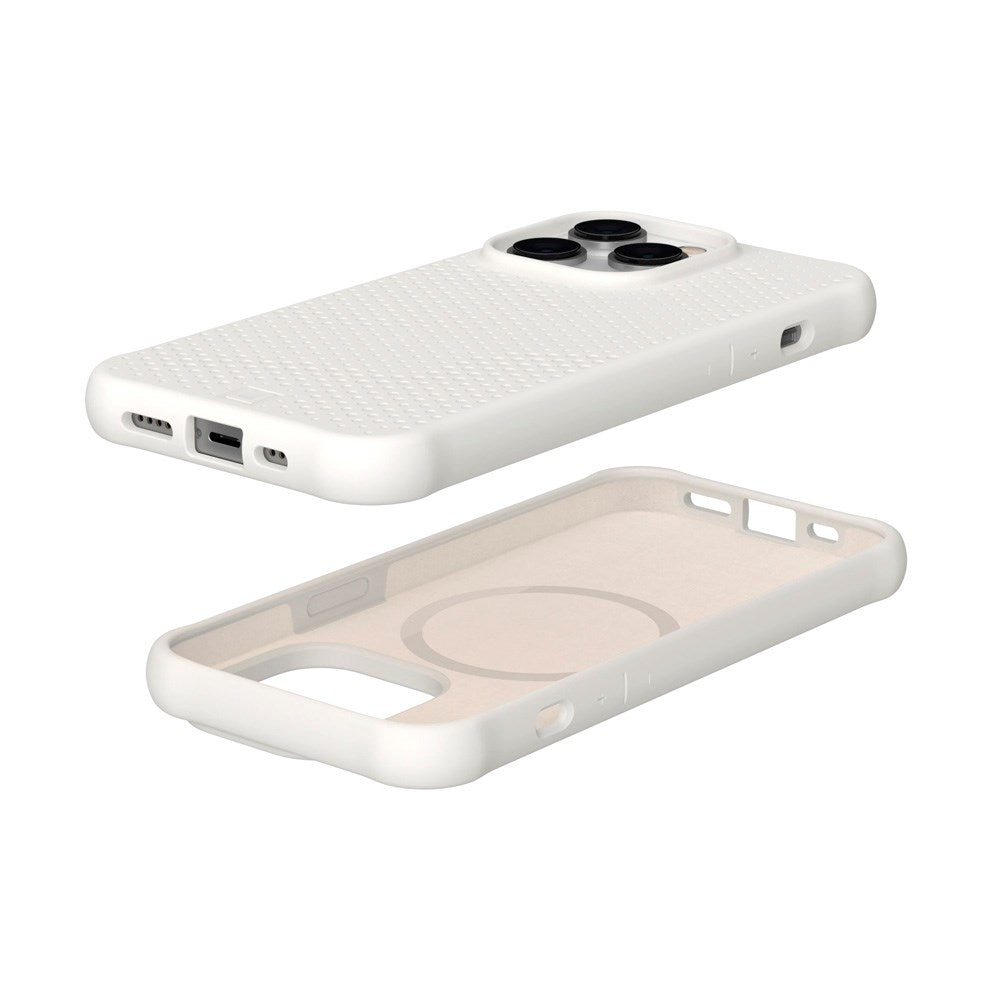 iPhone 14 Pro UAG [U] Dot Series Silicone Tough Case - MagSafe Compatible - Marshmallow